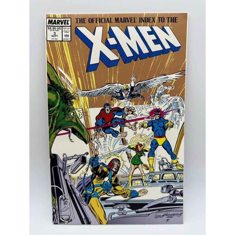 Official Marvel Index to the X-Men No. 3 Marvel Comics 1987 Bagged & Boarded